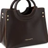 Henkeltasche "Perugia" in Braun - (B)28 x (H)22 x (T)14 cm