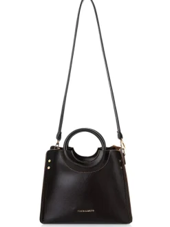Henkeltasche "Perugia" in Braun - (B)28 x (H)22 x (T)14 cm