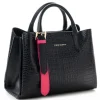 Henkeltasche "Rome" in Schwarz - (B)36 x (H)26 x (T)11 cm