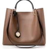 Henkeltasche "Sicilia" in Braun - (B)32 x (H)28 x (T)14 cm