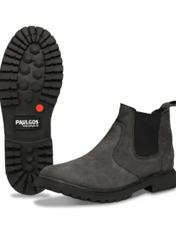 Herren Chelsea Boots, Stiefeletten, Schuhe in Dunkelgrau