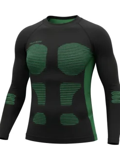 Herren Sport-Funktionsunterwäsche Set Hemd + Hose in Grün