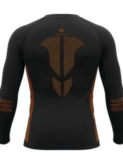 Herren Sport-Funktionsunterwäsche Set Hemd + Hose in Orange