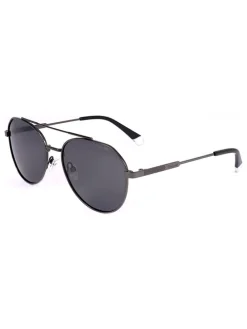 Herren-Sonnenbrille in Anthrazit/ Dunkelblau