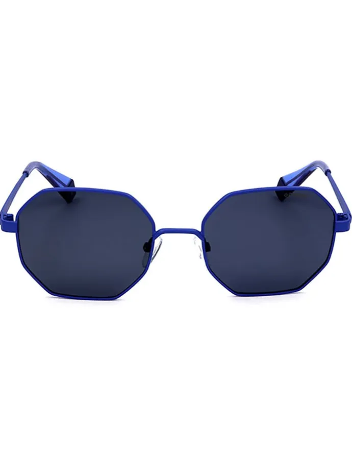 Herren-Sonnenbrille in Dunkelblau/ Blau