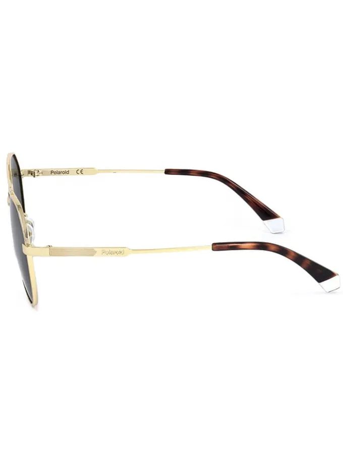 Herren-Sonnenbrille in Gold/ Grün