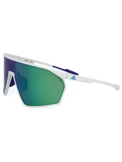 Herren-Sonnenbrille in Grün/ Weiß