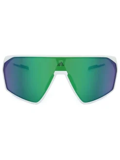 Herren-Sonnenbrille in Grün/ Weiß