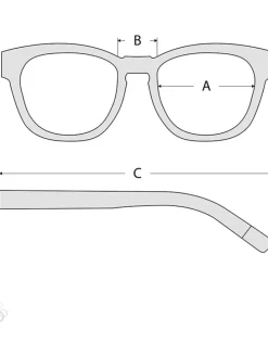 Herren-Sonnenbrille in Schwarz