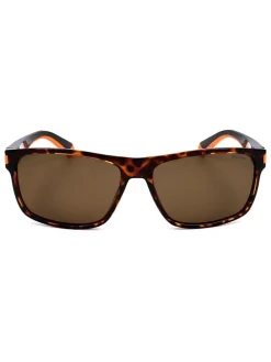 Herren-Sonnenbrille in Schwarz/ Hellbraun