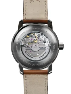 Herrenuhr Automatik 100 Jahre Méditerranée Creme / Braun / Silber