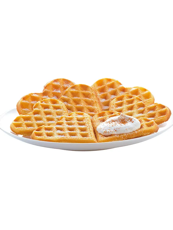Herzwaffeleisen in Schwarz