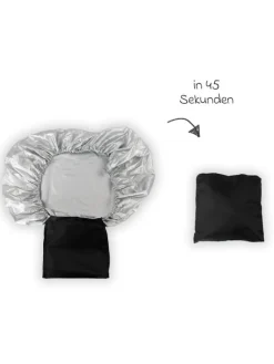 Hitzeschutz-Abdeckung für Kindersitz in silber