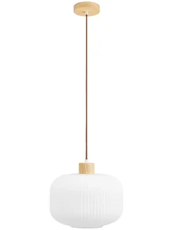 Hängeleuchte "Argalo" in Weiß - (H)26 x  Ø 30 cm