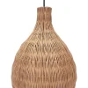 Hängeleuchte ''Bella'' in Hellbraun - (H)38 x Ø 33 cm