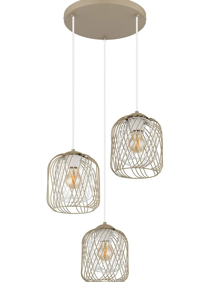 Hängeleuchte ''Dichti'' in Gold - (H)120 x Ø 39,4 cm