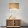 Hängeleuchte "Gharib "in Beige - (H)20 x Ø 30 cm