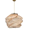 Hängeleuchte in Beige - (H)65 x  Ø 32 cm