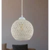 Hängeleuchte in Creme - (H)20 cm - Ø 22 cm