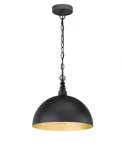Hängeleuchte in Schwarz - Ø 35 cm