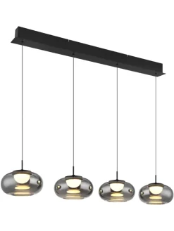 Hängeleuchte "QUINTARA" in black