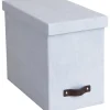 Hängemappenbox "Johan" in Hellgrau - DIN A4