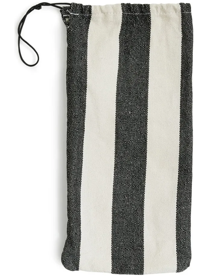 Hängematte in Schwarz/ Weiß - (B)290 x (H)100 x (T)100 cm