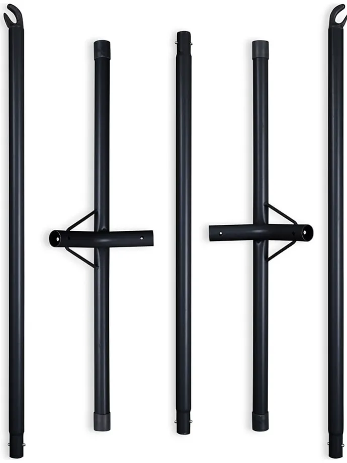 Hängematte in Schwarz/ Weiß - (B)290 x (H)100 x (T)100 cm