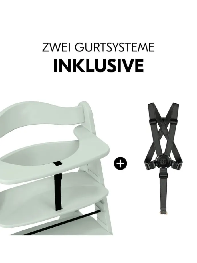 Hochstuhl Alpha Plus Mint - im Sparset inkl. in gruen