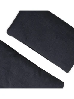 Hochstuhlauflage Deluxe - Melange Charco in schwarz