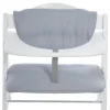 Hochstuhlauflage Deluxe - Stretch Grey in grau