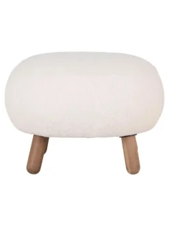 Hocker Savona Weiß 60 x 50 cm