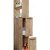 Holz Badmöbel Nischenschrank Schublade Sadilo XL in Honig-Eiche