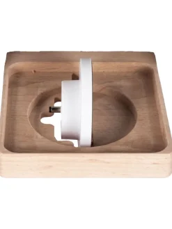 Holz Regal Buchstabe A für Toniebox Tonies Figuren in Grau