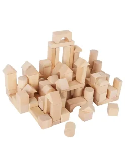 Holzbausteine - ab 12 Monaten - 100 Stück
