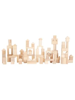 Holzbausteine - ab 12 Monaten - 100 Stück