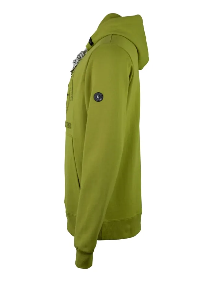 Hoodie "Captain Cord" in palm green