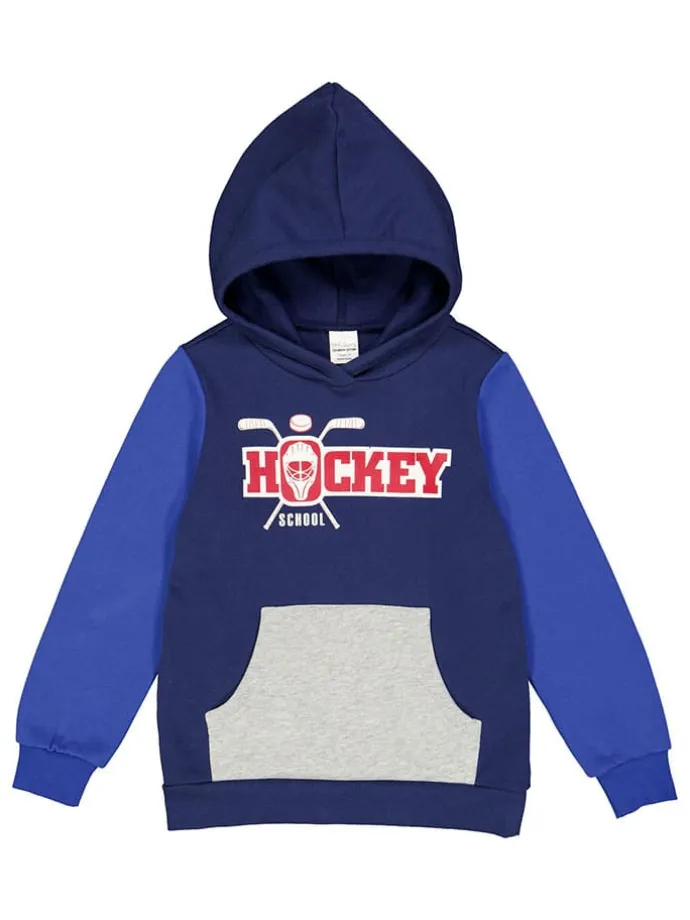 Hoodie "Hockey" in Dunkelblau