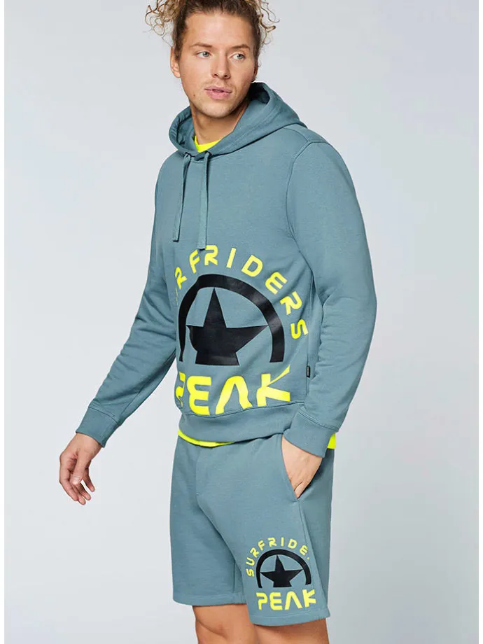 Hoodie in Blau