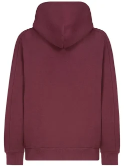 Hoodie in Bordeaux