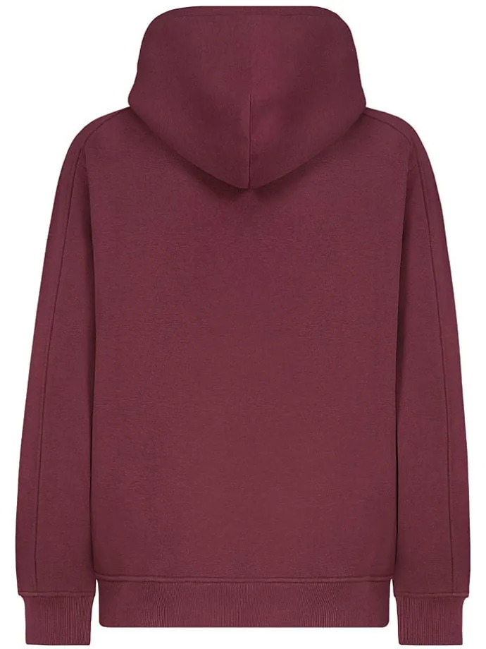 Hoodie in Bordeaux