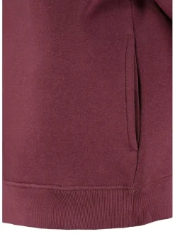 Hoodie in Bordeaux