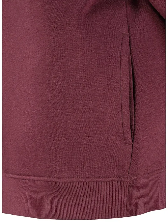 Hoodie in Bordeaux