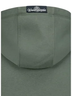 Hoodie in Grün