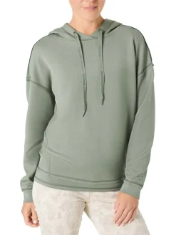 Hoodie in Grün