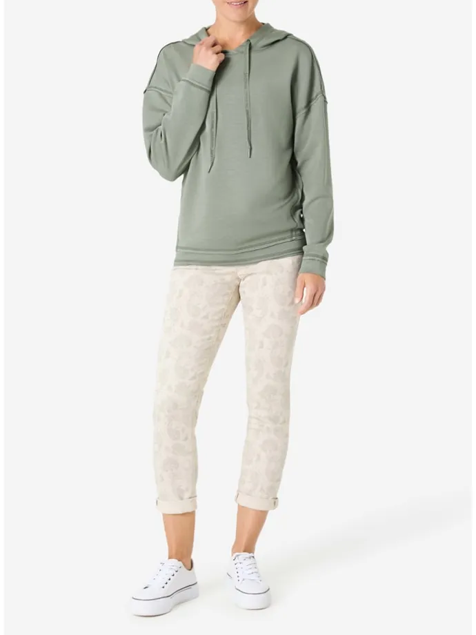 Hoodie in Grün