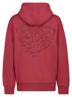 Hoodie in Rot