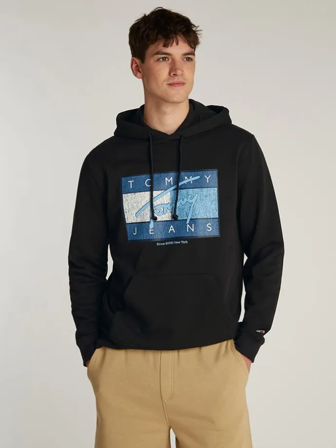 Hoodie in Schwarz
