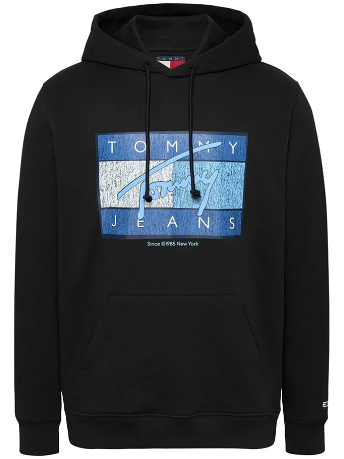 Hoodie in Schwarz