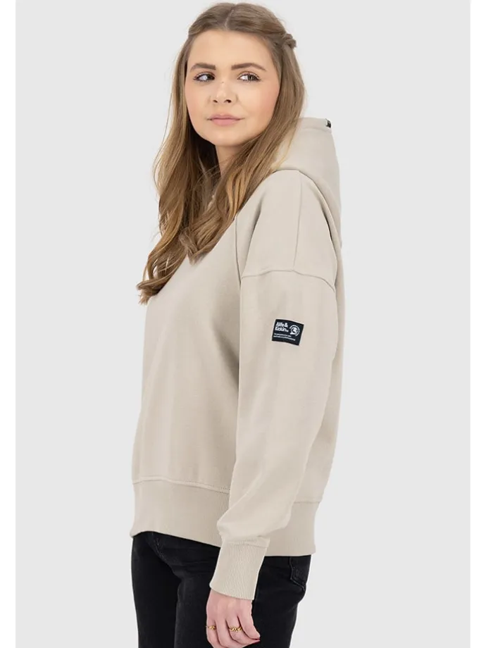 Hoodie "Jessy" in Taupe